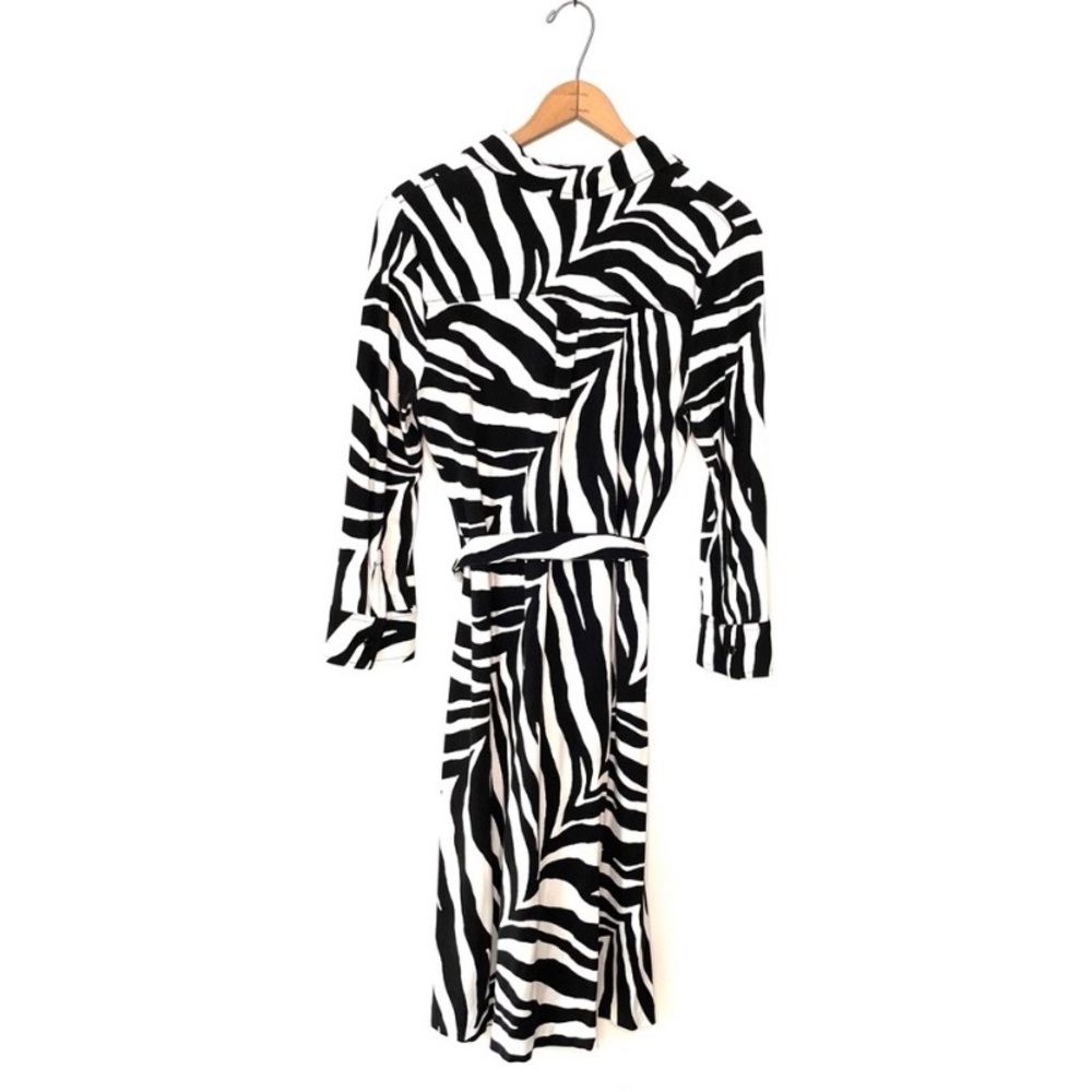 Talbots | Zebra Print Shirt Dress